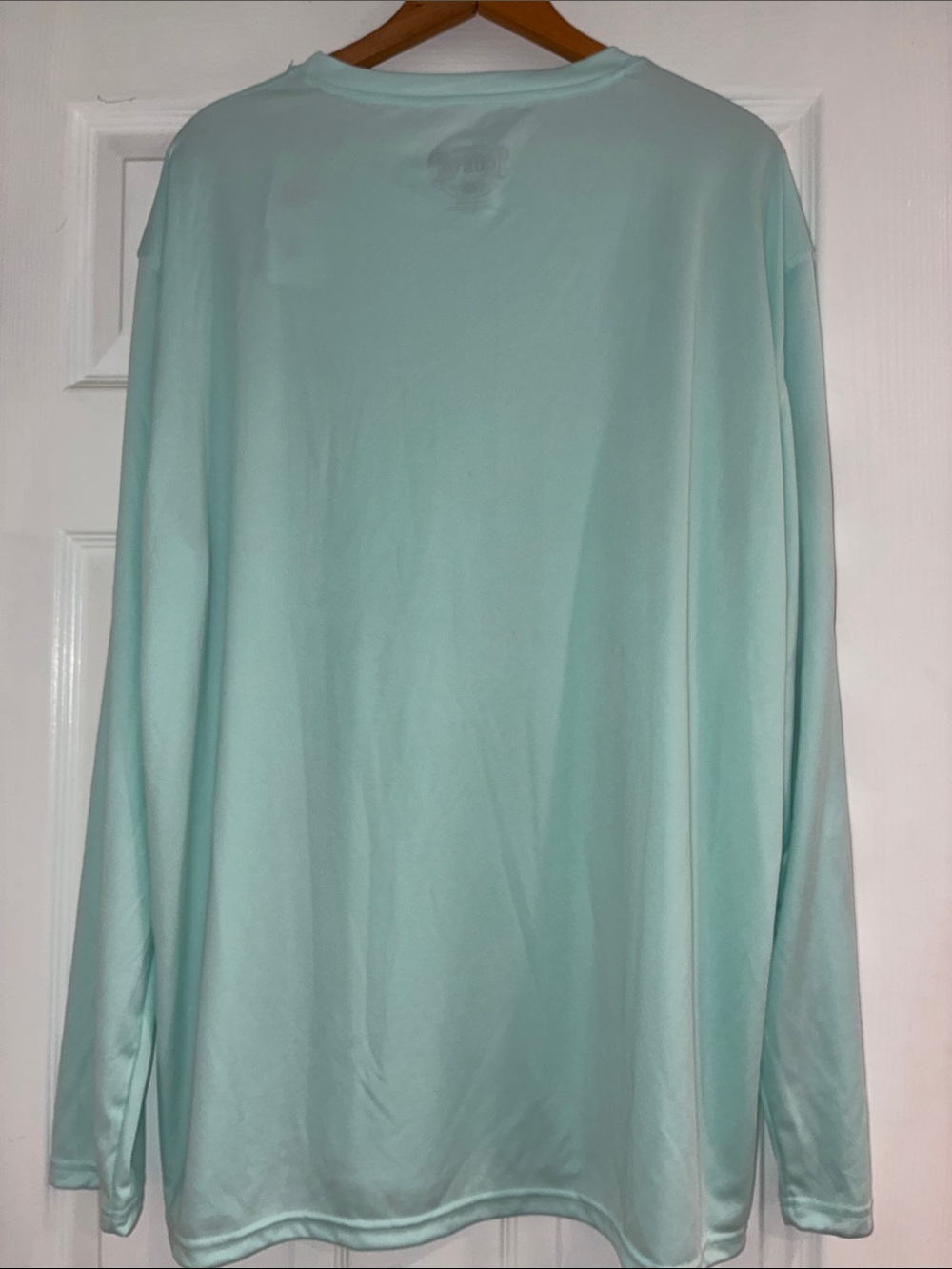 COSTA Men’s NWT Mint Green Long Sleeve Fishing Tee With Navy Sleeve Graphics XXL - Picture 9 of 9